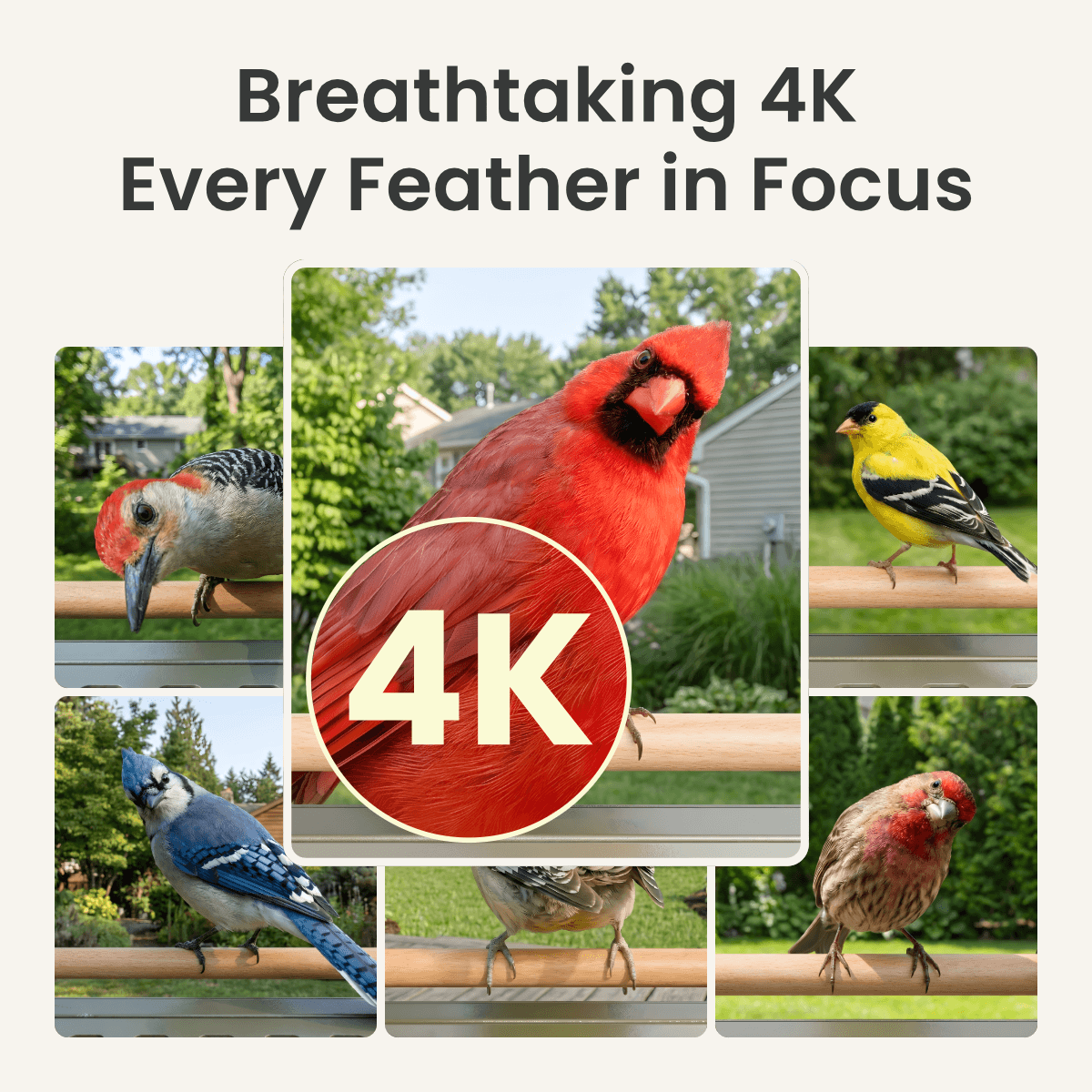 Feeder Metal 2 4K - Smart Bird Feeder with Camera