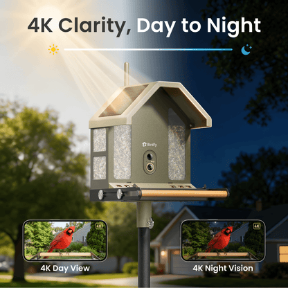 Feeder Metal 2 4K - Smart Bird Feeder with Camera