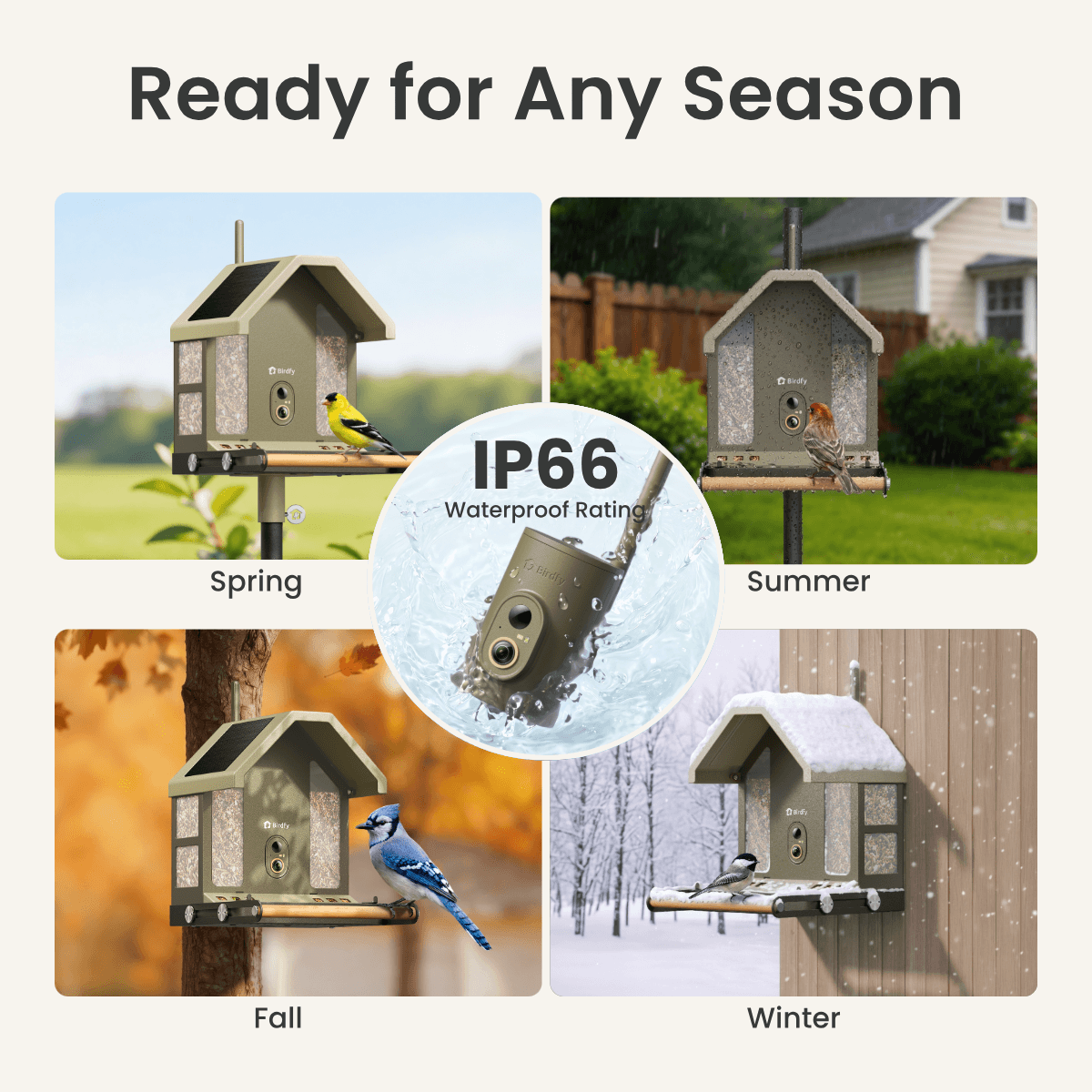 Feeder Metal 2 4K - Smart Bird Feeder with Camera